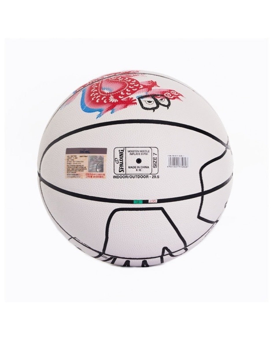 Bwood x Spalding vortex here basketball