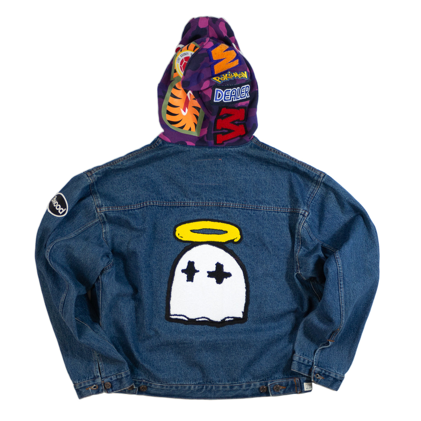 1 of 1 BAPE x pulp fiction denim trucker